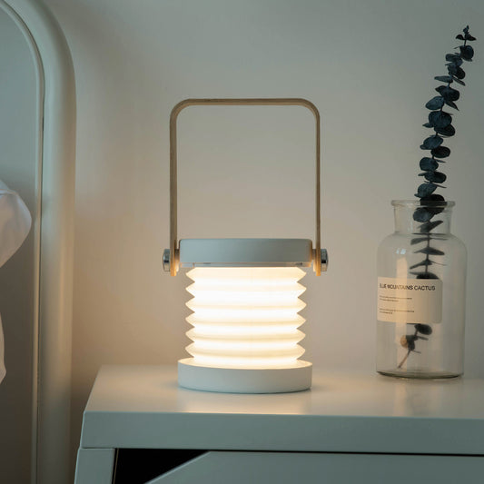 🌟 USB Rechargeable Creative Lantern Night Light – Touch Dimmable | 360° Rotating | Multi-Use