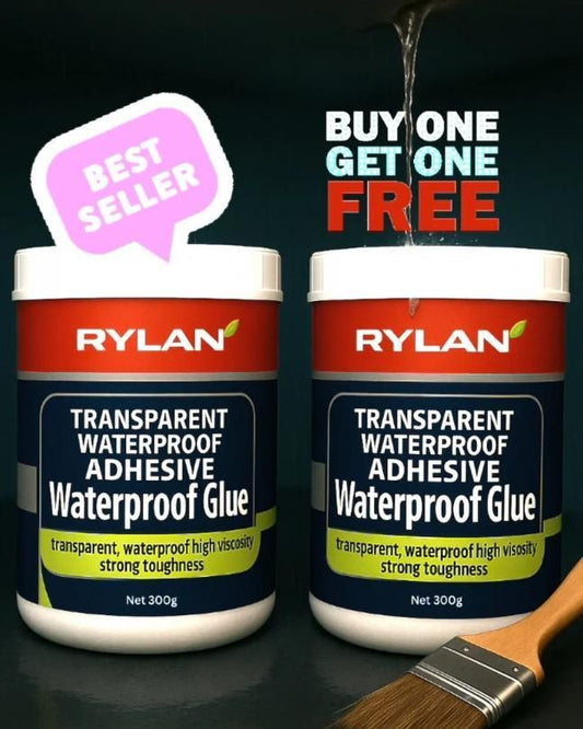 Transparent Waterproof Glue – Pack of 2 | Super Strong Adhesive for Wood, Metal, Tile & More